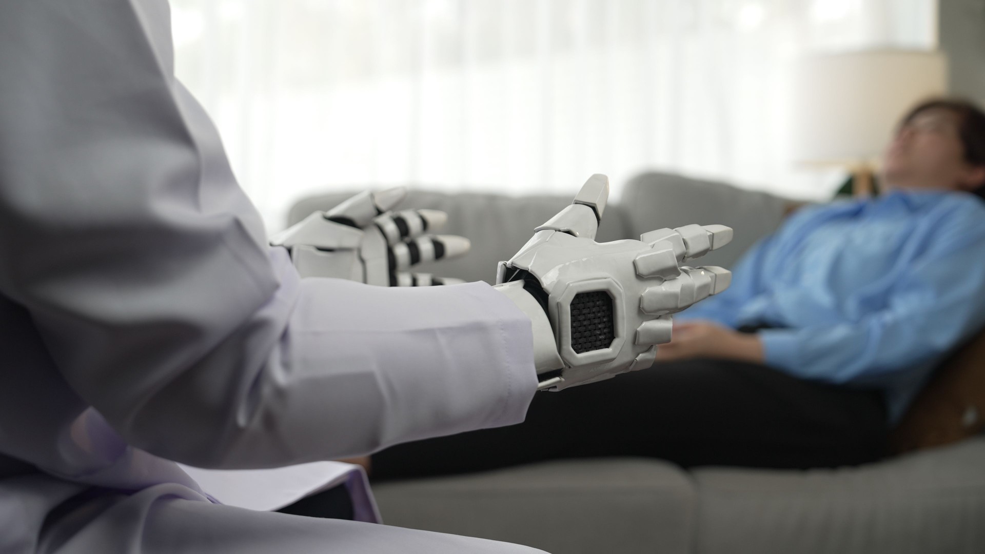 Advanced Robotic Hand Assisting Human Patient in Therapeutic Setting